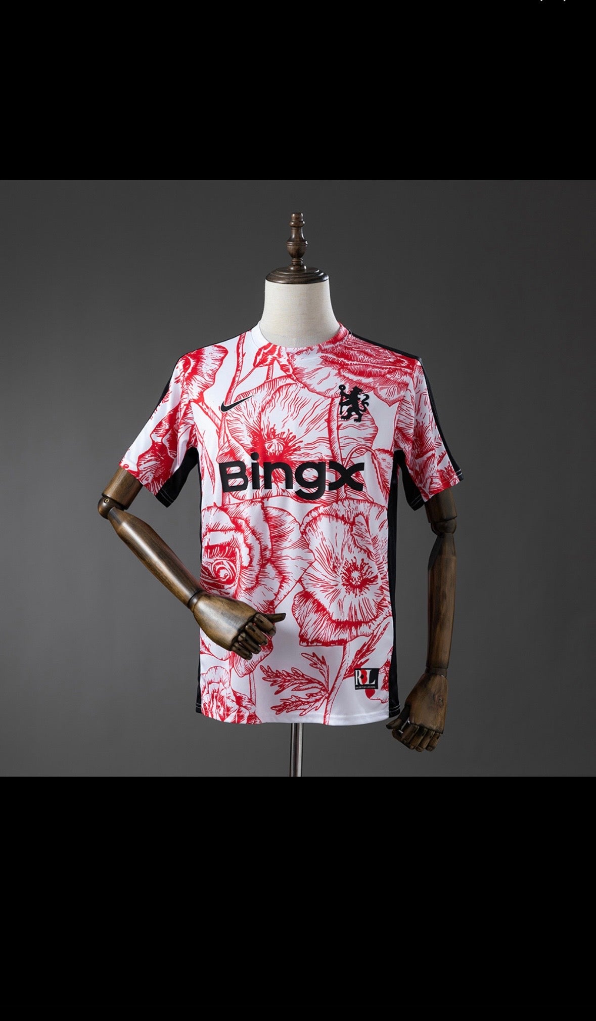 Chelsea FC – Maillot Édition Spéciale | Nike x BingX – Poppy Floral