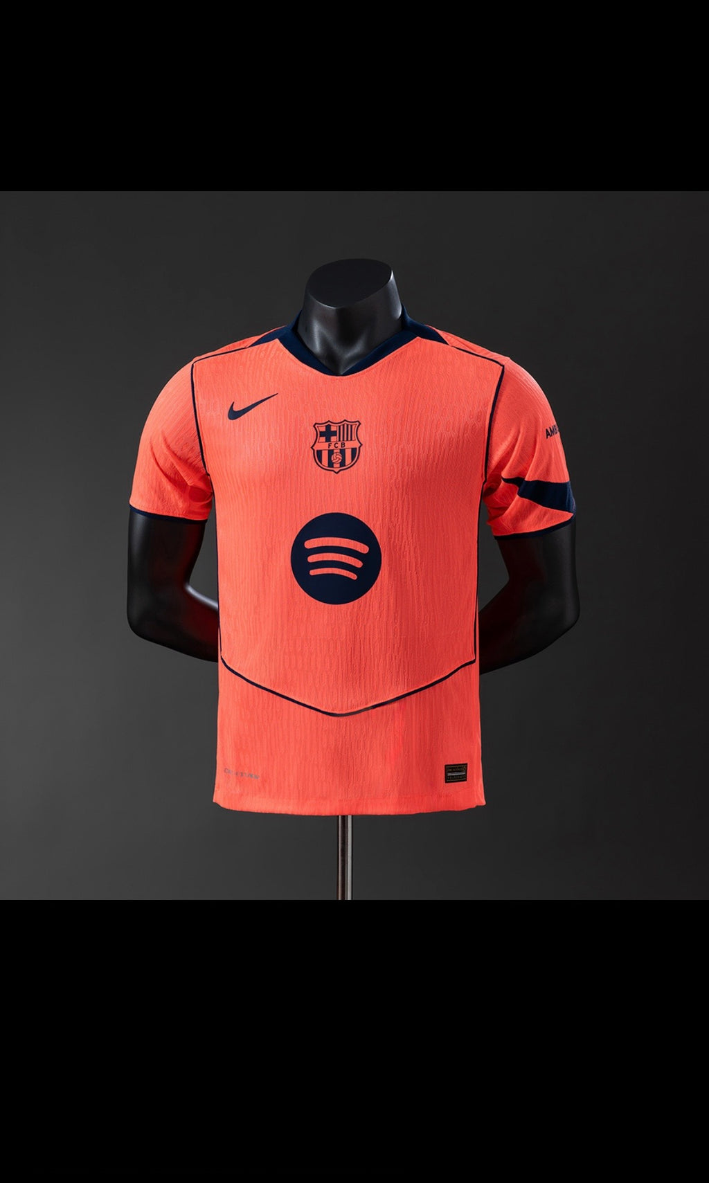 FC Barcelona – Maillot Extérieur 2024/25 | Nike x Spotify – Corail & Marine